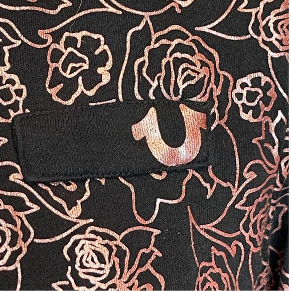 True Religion ALL OVER ROSE Jacket Size Large TR839JK15 - Picture 3 of 10